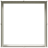 Fioriera Bianca 100x100x30 cm in Acciaio