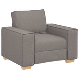 Divano 3 pcs Talpa 220 x 80 x 84 cm Tessuto misto lino