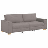 Divano 3 pcs Talpa 220 x 80 x 84 cm Tessuto misto lino