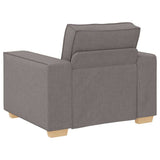 Divano 3 pcs Talpa 220 x 80 x 84 cm Tessuto misto lino