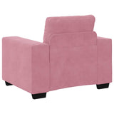 Set di divani 3 pcs Rosa 221 x 80 x 80 cm Velluto