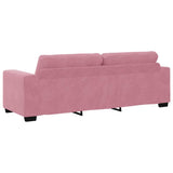 Set di divani 3 pcs Rosa 221 x 80 x 80 cm Velluto