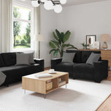 Set di divani 3 pcs Nero 221 x 80 x 80 cm Velluto
