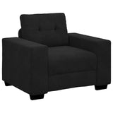 Set di divani 3 pcs Nero 221 x 80 x 80 cm Velluto
