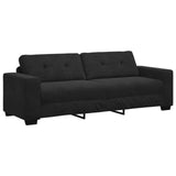 Set di divani 3 pcs Nero 221 x 80 x 80 cm Velluto