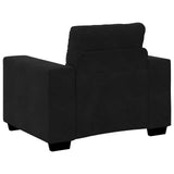 Set di divani 3 pcs Nero 221 x 80 x 80 cm Velluto