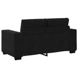 Set di divani 3 pcs Nero 221 x 80 x 80 cm Velluto