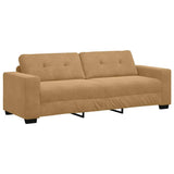 Set di divani 3 pcs Marrone 221 x 80 x 80 cm Velluto