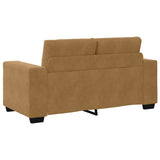 Set di divani 3 pcs Marrone 221 x 80 x 80 cm Velluto