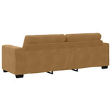 Set di divani 3 pcs Marrone 221 x 80 x 80 cm Velluto