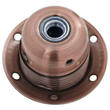 Portalampade 2 pz Rosso Bronzo E27