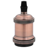 Portalampade 2 pz Rosso Bronzo E27