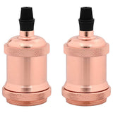 Portalampada 2 pz Oro Rosa E27