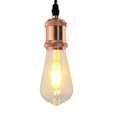 Portalampada 2 pz Oro Rosa E27