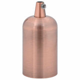 Portalampade 2 pz Rosso Bronzo E27