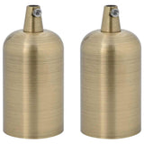Portalampade 2 pz Bronzo E27