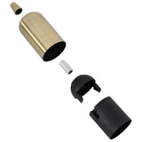 Portalampade 2 pz Bronzo E27