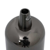 Portalampade 2 pz Nero Lucido E27