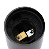 Portalampade 2 pz Nero Lucido E27