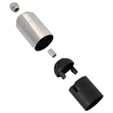 Portalampade 2 pz Nichel Satinato E27