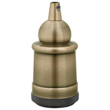 Portalampade 2 pz Bronzo E27