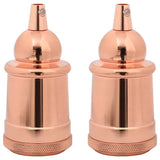 Portalampada 2 pz Oro Rosa E27
