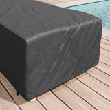 Copertura per Lettini Tinta unita Nero 74 x 210 x 40 cm Tessuto