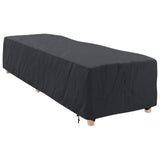Copertura per Lettini Tinta unita Nero 74 x 210 x 40 cm Tessuto