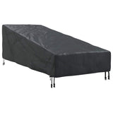 Copertura per mobili da esterno Nero 203 x 81 x 63 cm