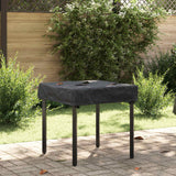 Copertura Tavolo Tinta unita Nero 62 x 62 x 15 cm Tessuto