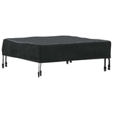 Copertura Tavolo Tinta unita Nero 62 x 62 x 15 cm Tessuto