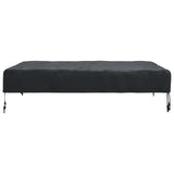 Copertura Tavolo Tinta unita Nero 102 x 102 x 15 cm Tessuto