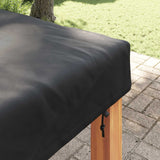 Copertura Tavolo Tinta unita Nero 142 x 142 x 15 cm Tessuto