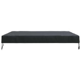 Copertura Tavolo Tinta unita Nero 142 x 142 x 15 cm Tessuto