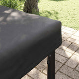 Copertura Tavolo Tinta unita Nero 122 x 72 x 15 cm Tessuto