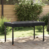 Copertura Tavolo Tinta unita Nero 142 x 82 x 15 cm Tessuto