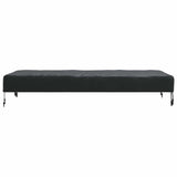 Copertura Tavolo Tinta unita Nero 142 x 82 x 15 cm Tessuto