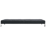 Copertura Tavolo Tinta unita Nero 182 x 92 x 15 cm Tessuto