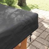 Copertura Tavolo Tinta unita Nero 182 x 92 x 15 cm Tessuto