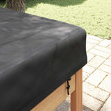 Copertura Tavolo Tinta unita Nero 242 x 102 x 15 cm Tessuto