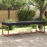 Copertura Tavolo Tinta unita Nero 242 x 102 x 15 cm Tessuto
