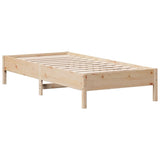 Giroletto senza Materasso 90x200 cm in Legno Massello di Pino