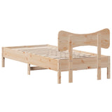 Giroletto senza Materasso 90x200 cm in Legno Massello di Pino