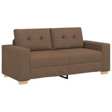Divano Divanetto Marrone 180x77x82 cm in Tessuto