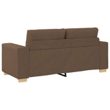 Divano Divanetto Marrone 180x77x82 cm in Tessuto