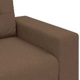 Divano Divanetto Marrone 180x77x82 cm in Tessuto