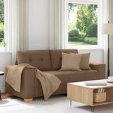 Divano Divanetto Marrone 180x77x82 cm in Tessuto