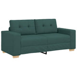 Divano Divanetto Verde Scuro 180x77x82 cm in Tessuto
