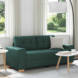 Divano Divanetto Verde Scuro 180x77x82 cm in Tessuto