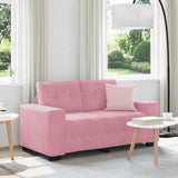 Divano a due posti Rosa 160 cm Velluto